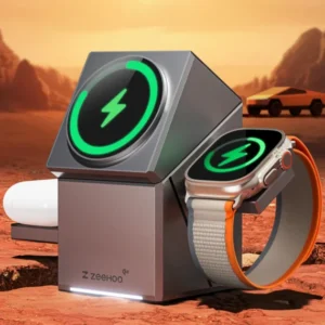 ⏰Today Only R$19.9⏰G-OUSSVE｜Wireless charger supports Qi2 protocol, compatible with MagSafe magnetic fast charging for phones, watches, and earbuds, compatible with Apple and Android